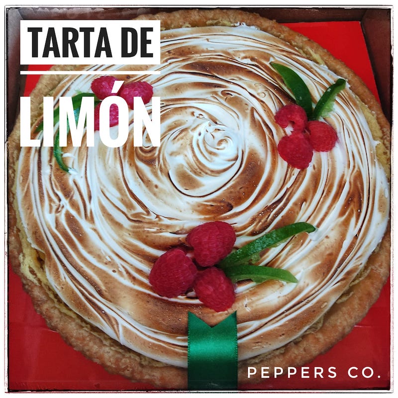 Tarta de limón Happy Christmas